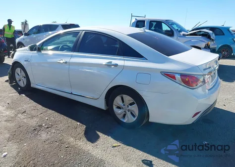 2013 Hyundai Sonata Hybrid z USA, uszkodzony, nr VIN KMHEC4A41DA075601